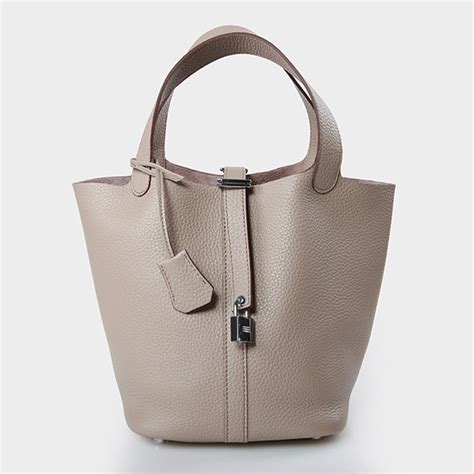 hermes taupe picotin|Hermes picotin luggage.